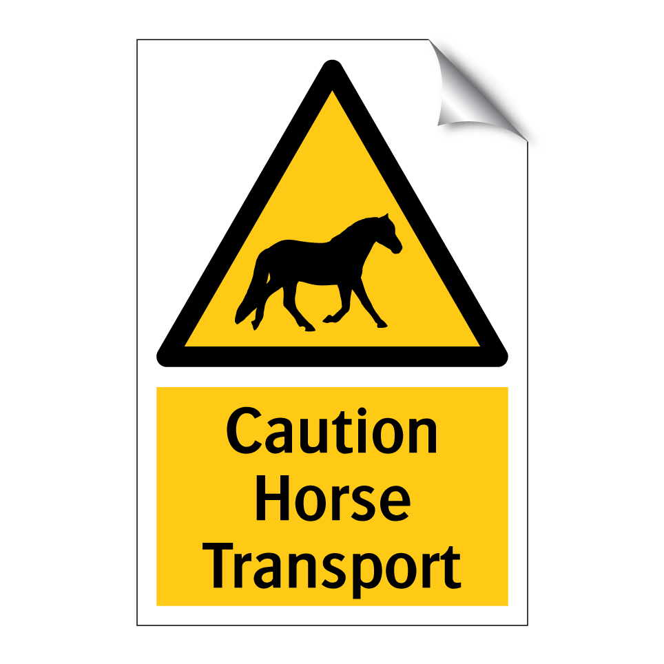Caution Horse Transport