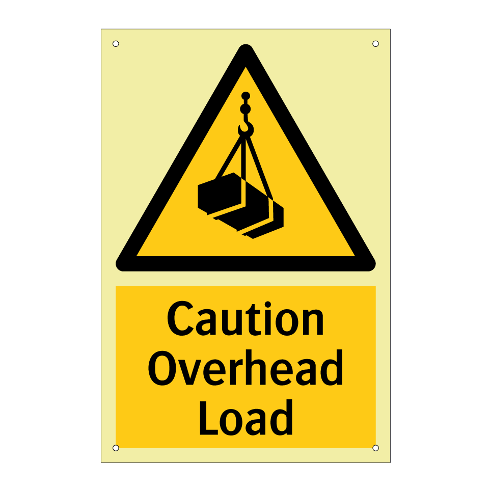 Caution Overhead Load