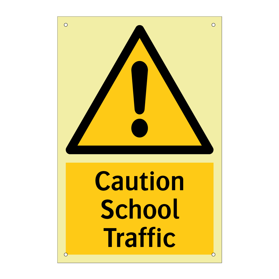 Caution School Traffic
