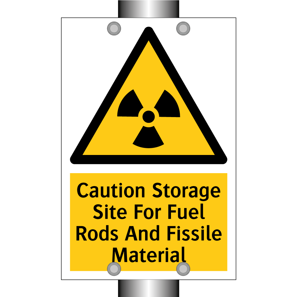 Caution Storage Site For Fuel Rods And Fissile Material