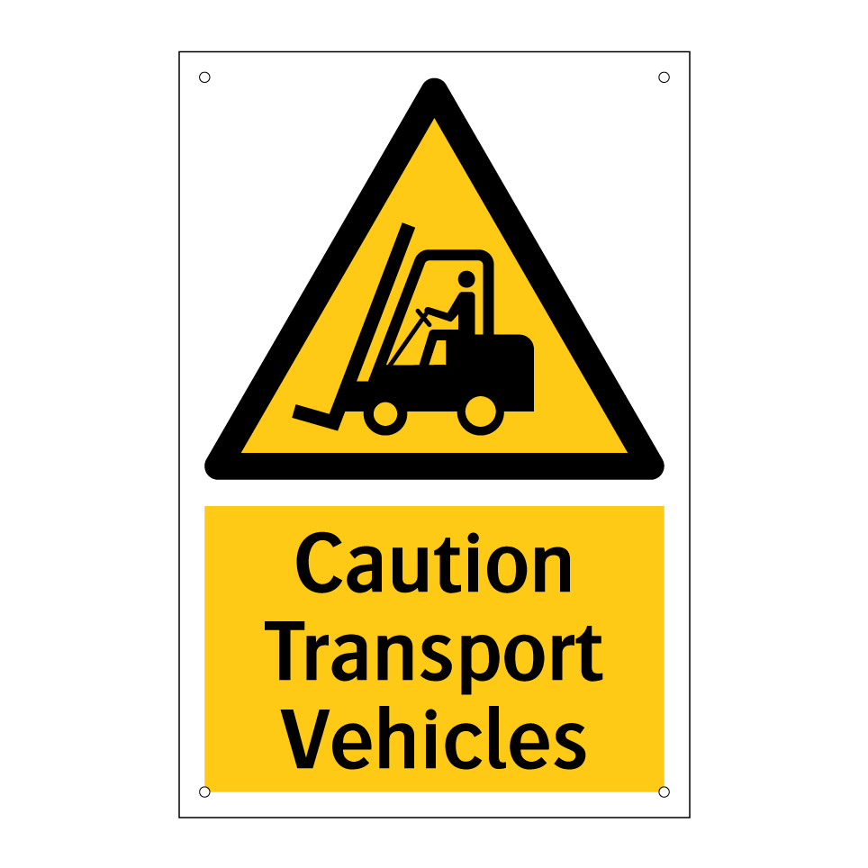 Caution Transport Vehicles