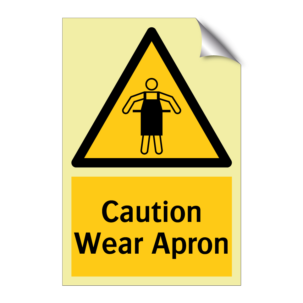 Caution Wear Apron