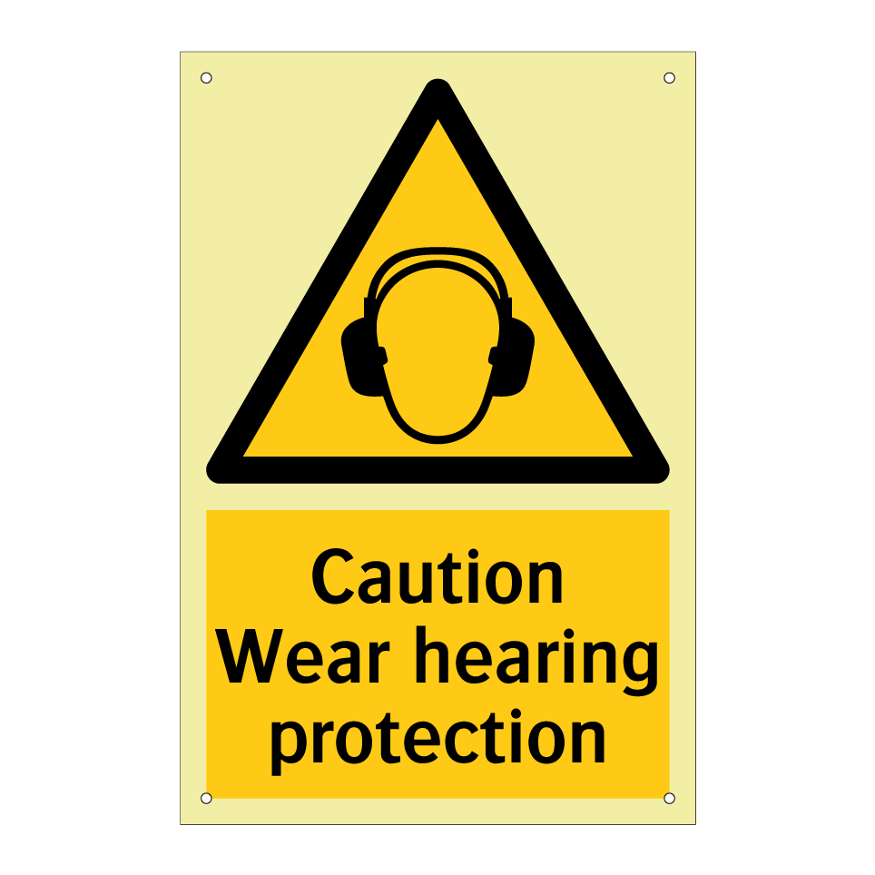 Caution Wear hearing protection