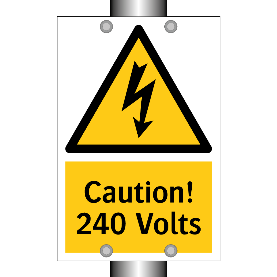 Caution! 240 Volts