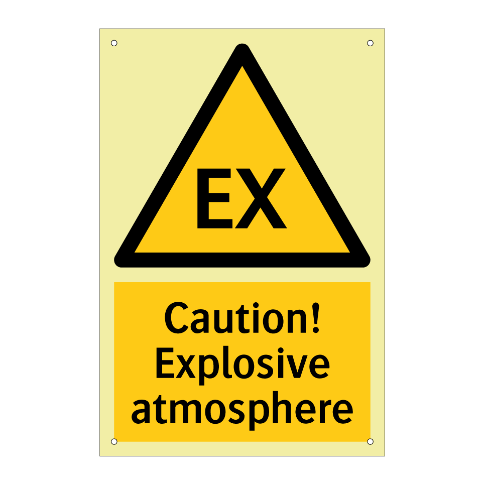 Caution! Explosive atmosphere