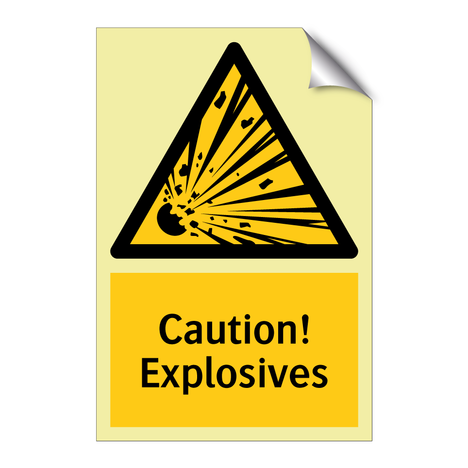 Caution! Explosives