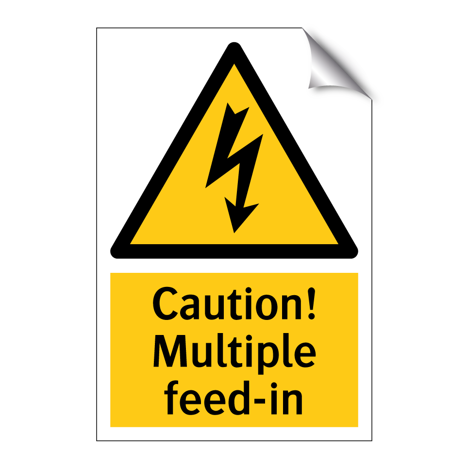 Caution! Multiple feed-in
