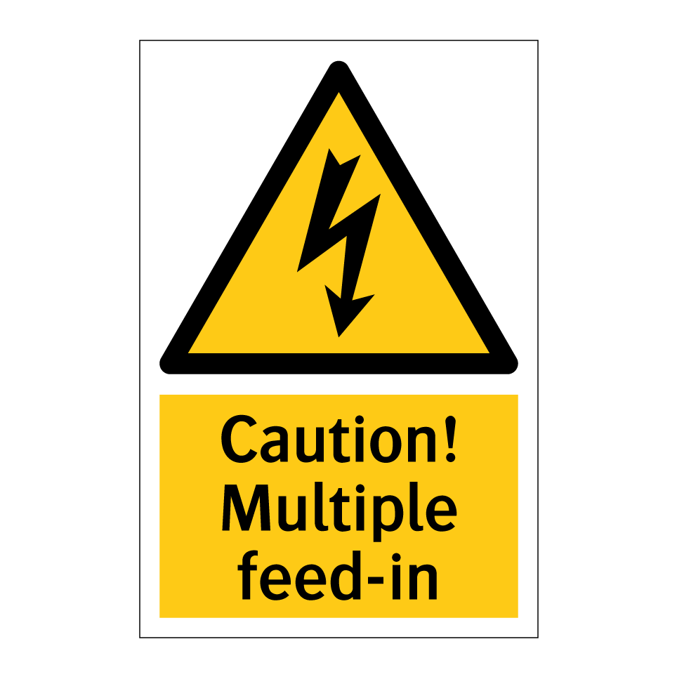 Caution! Multiple feed-in