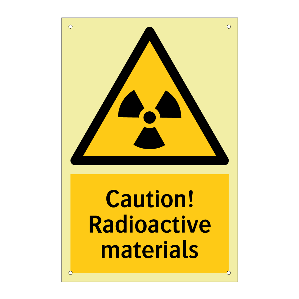 Caution! Radioactive materials