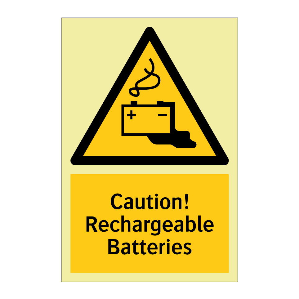 Caution! Rechargeable Batteries