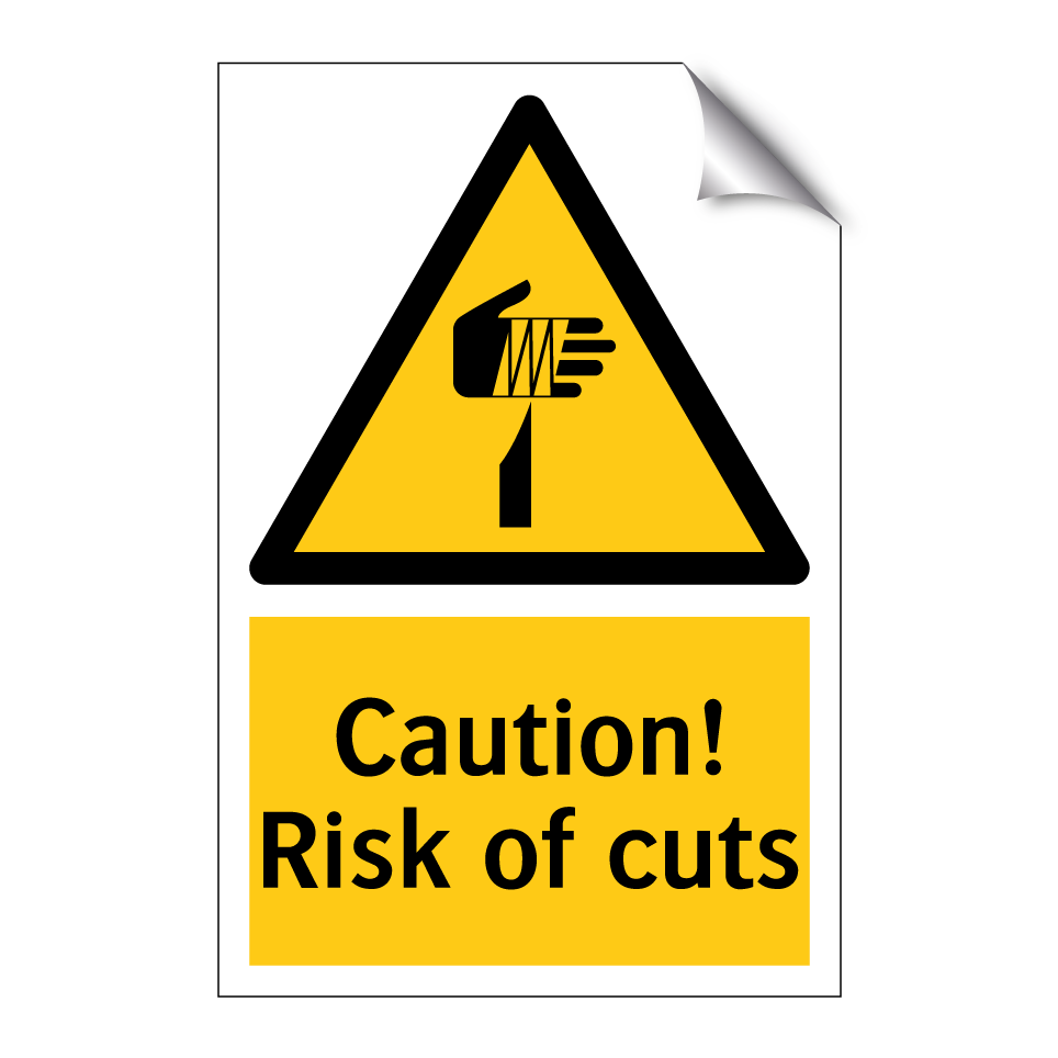 Caution! Risk of cuts