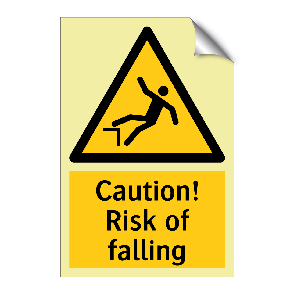 Caution! Risk of falling