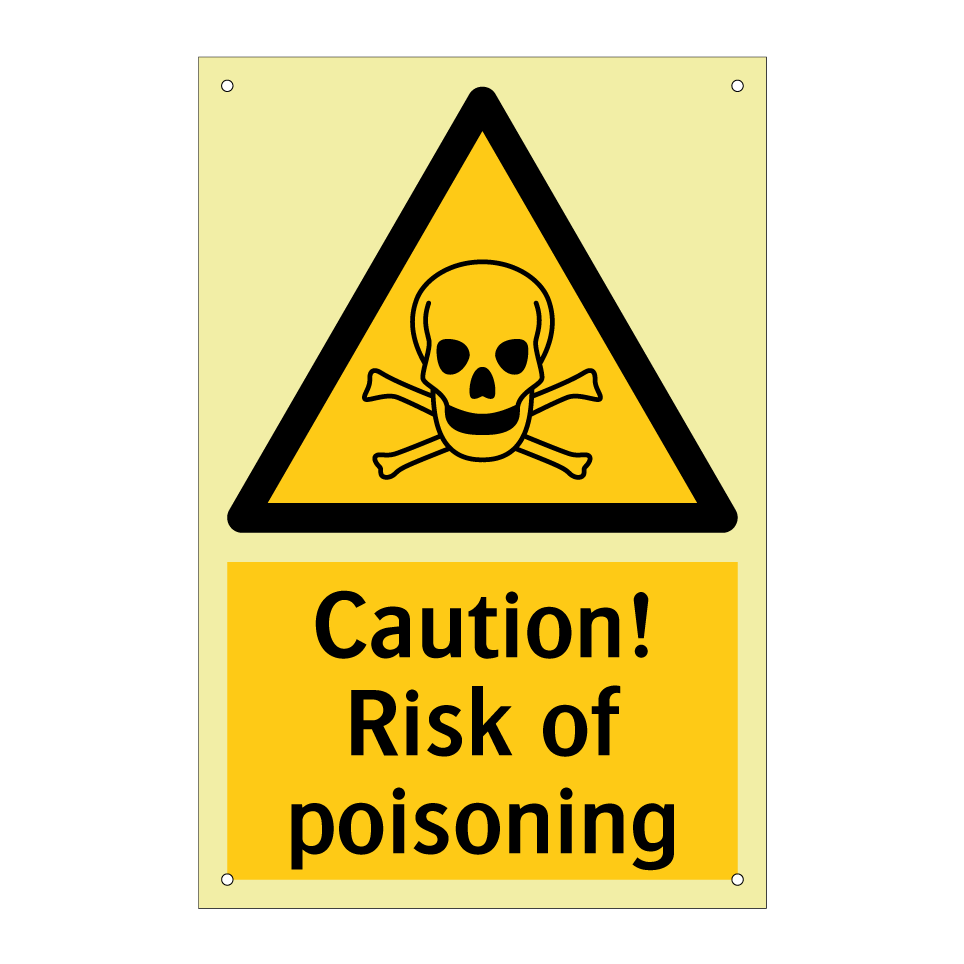 Caution! Risk of poisoning