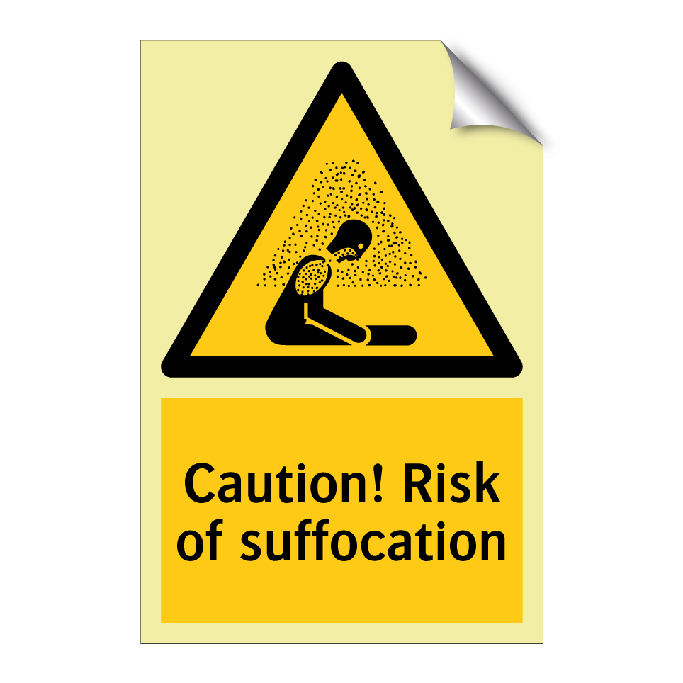 Caution! Risk of suffocation