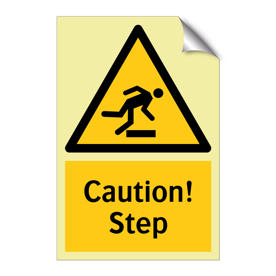 Caution! Step