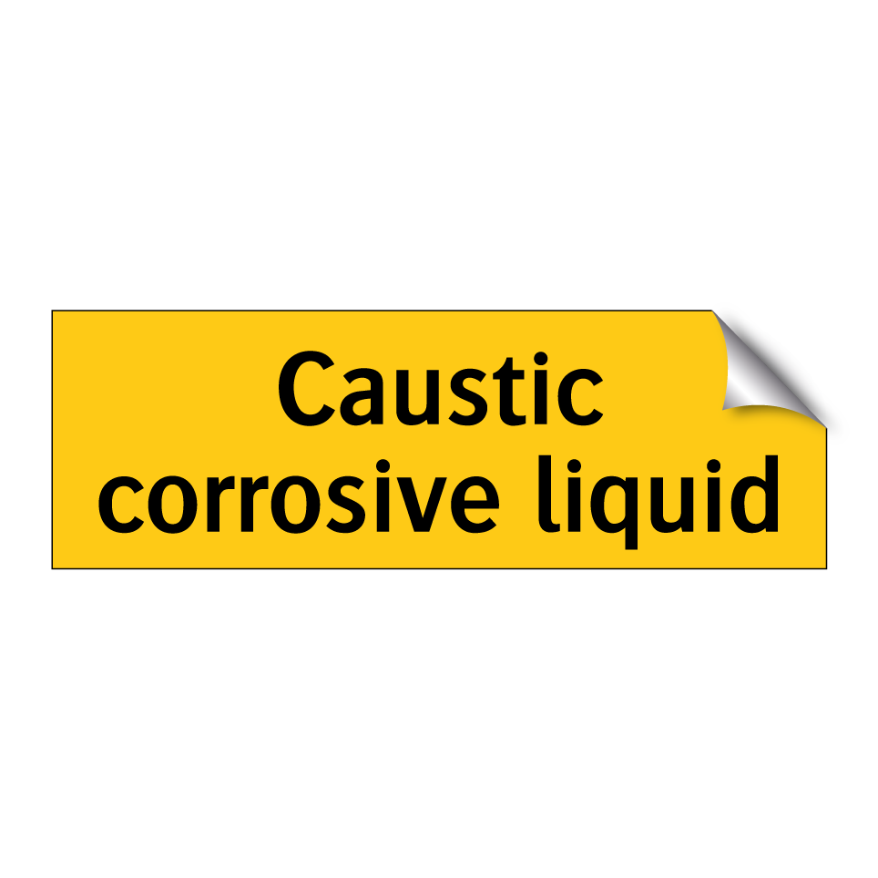 Caustic corrosive liquid