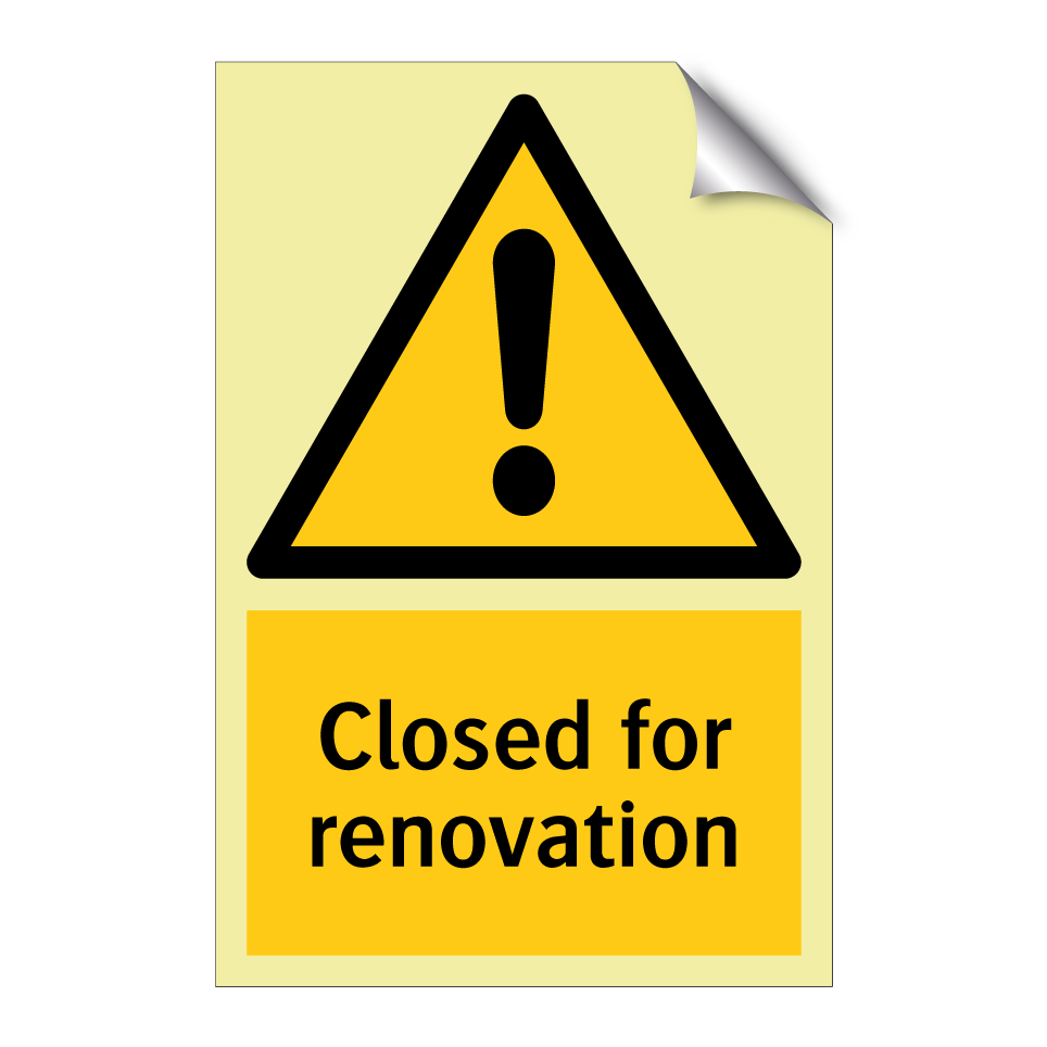 Closed for renovation