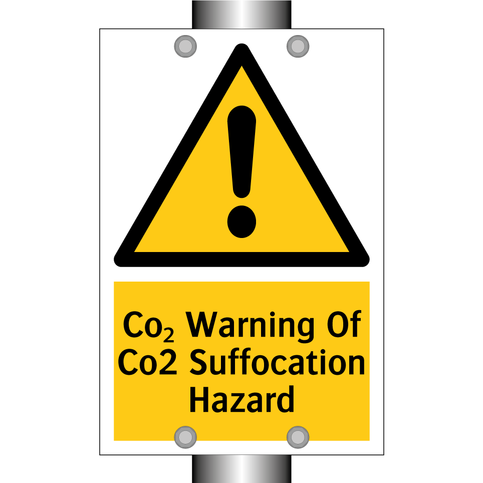Co₂ Warning Of Co2 Suffocation Hazard