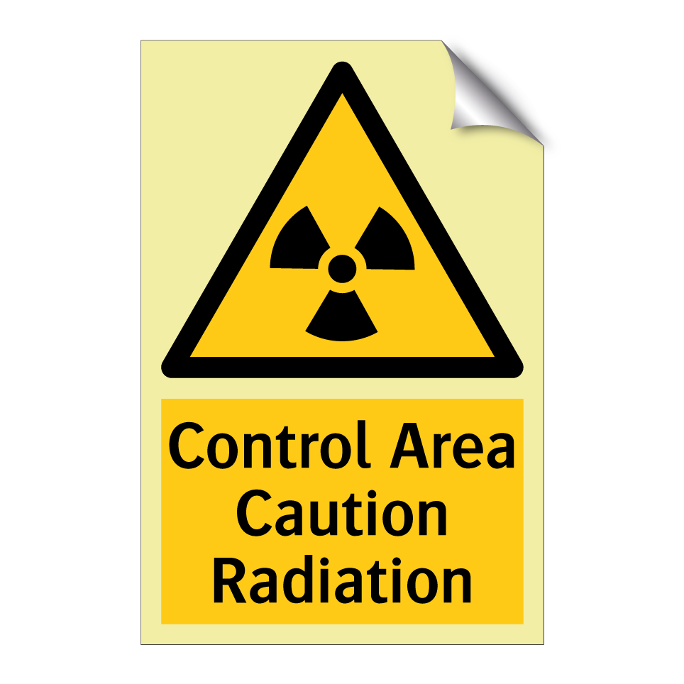 Control Area Caution Radiation