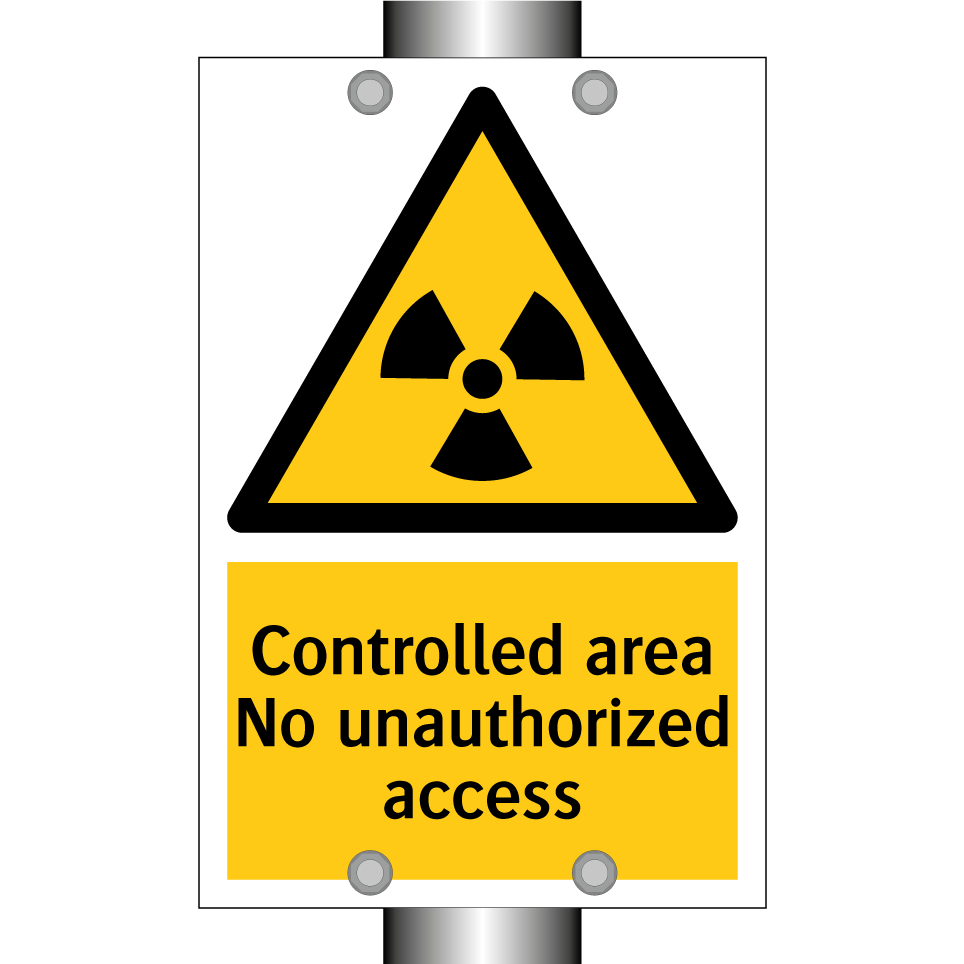 Controlled area No unauthorized access