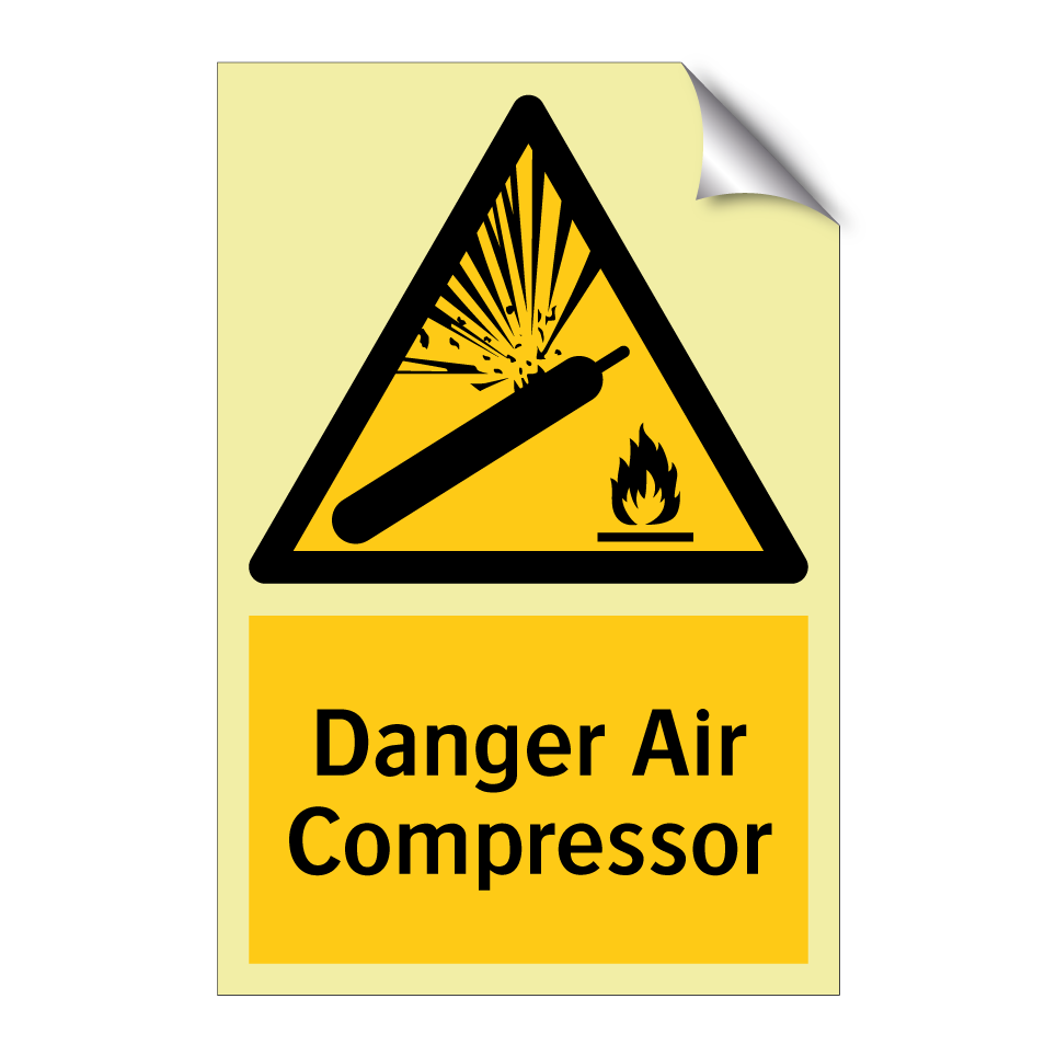 Danger Air Compressor