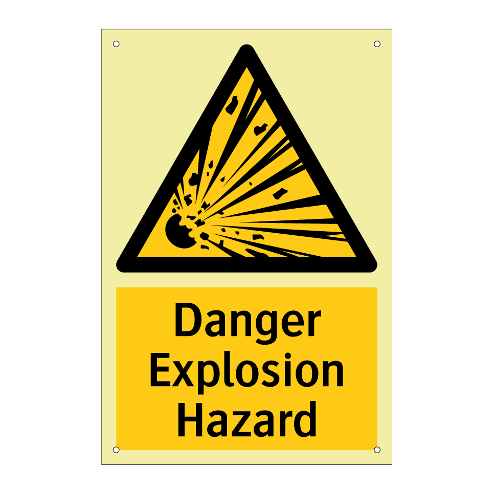 Danger Explosion Hazard