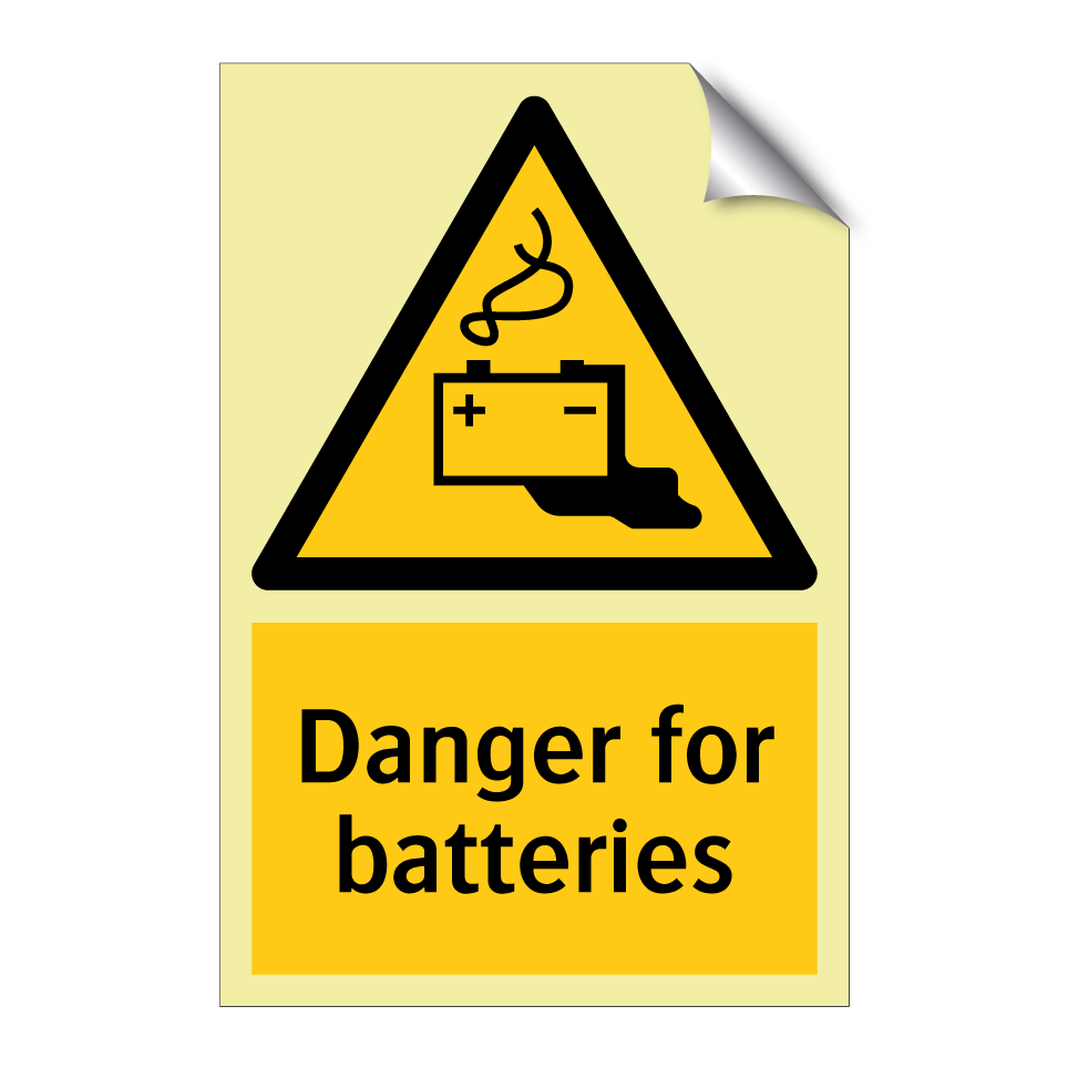 Danger for batteries