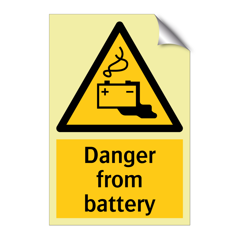 Danger from battery