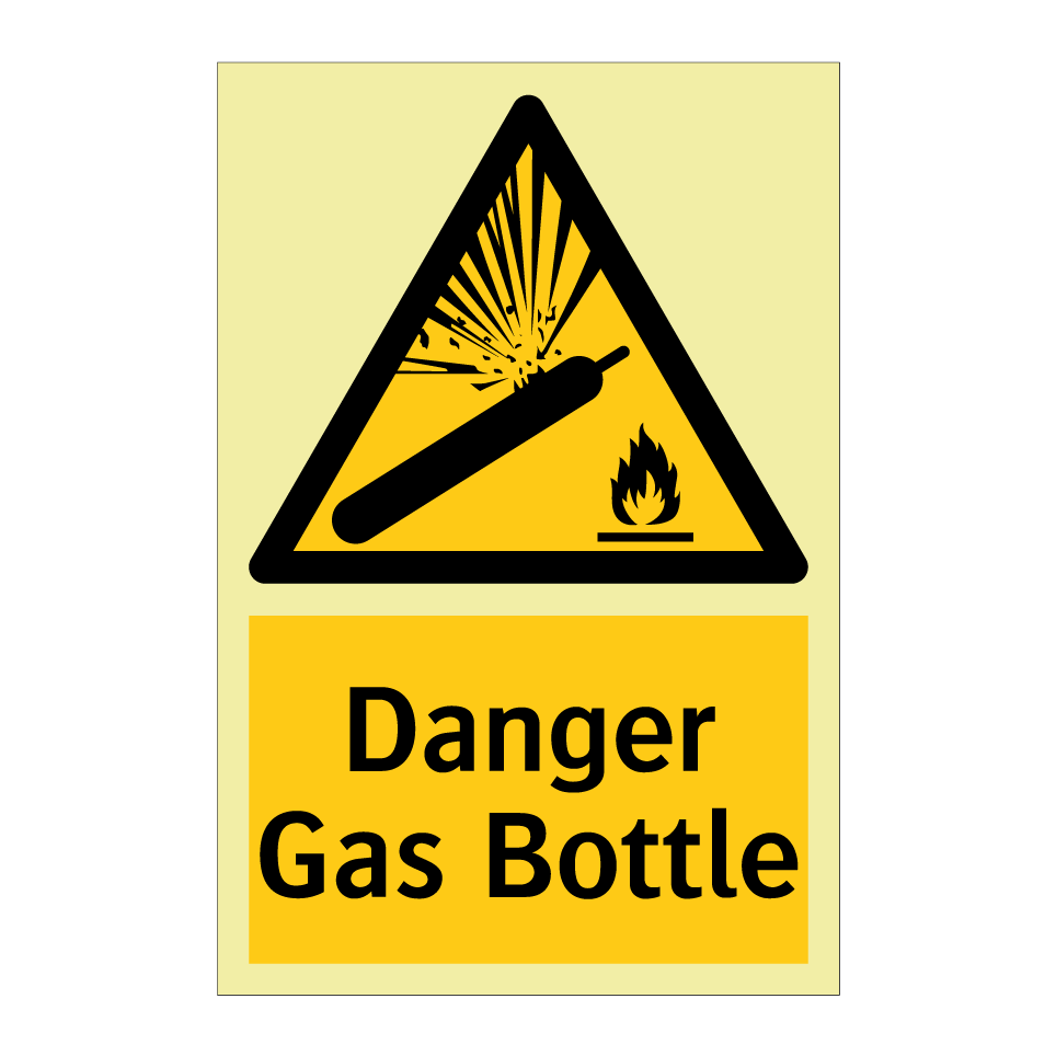 Danger Gas Bottle