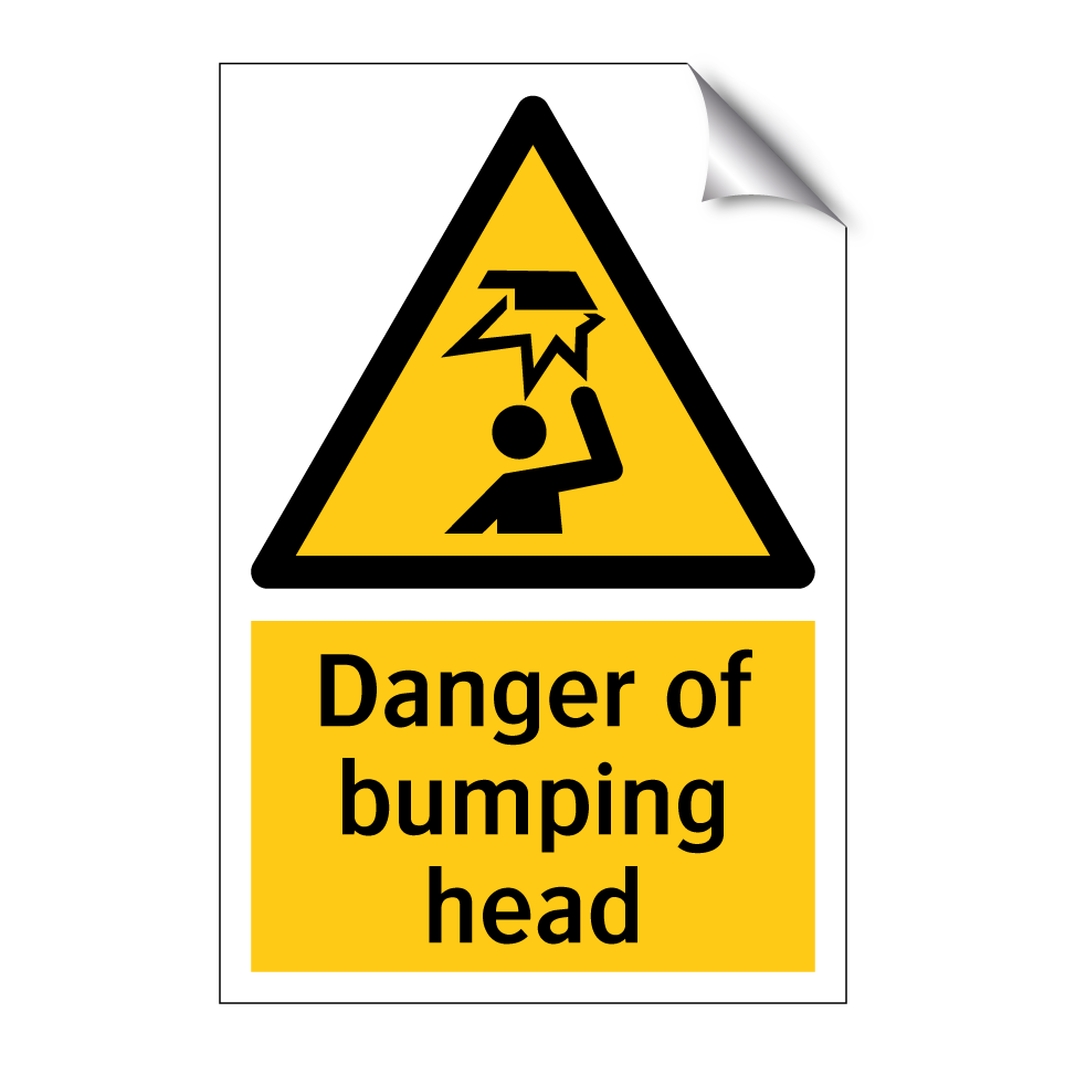 Danger of bumping head