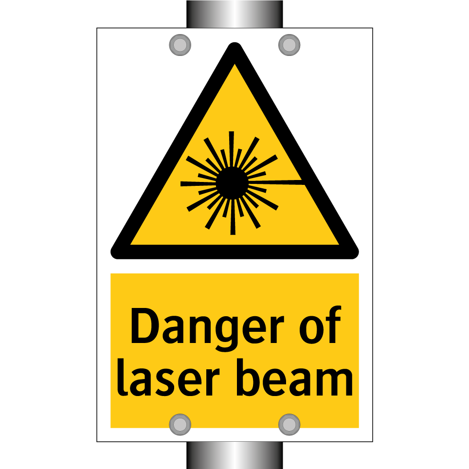 Danger of laser beam