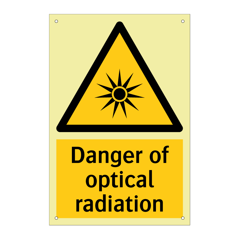 Danger of optical radiation