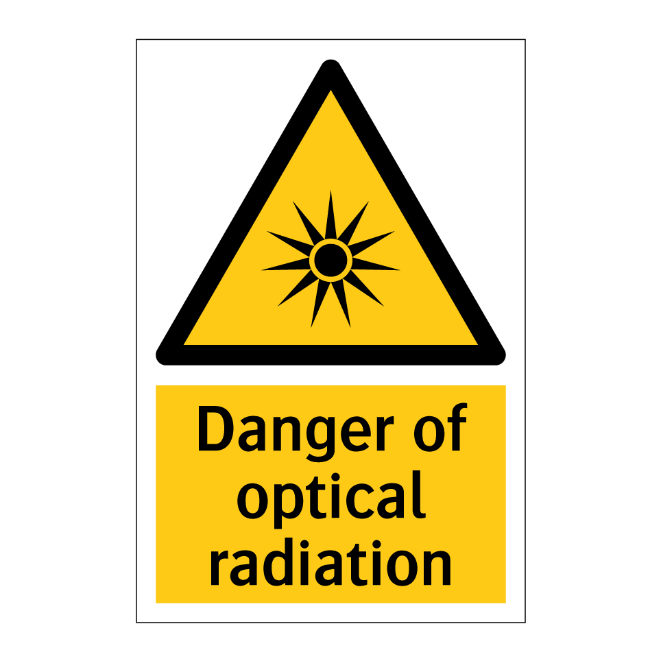 Danger of optical radiation