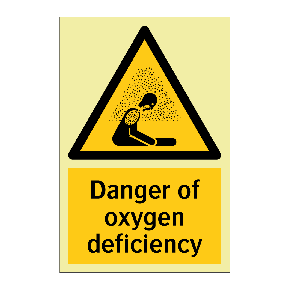 Danger of oxygen deficiency