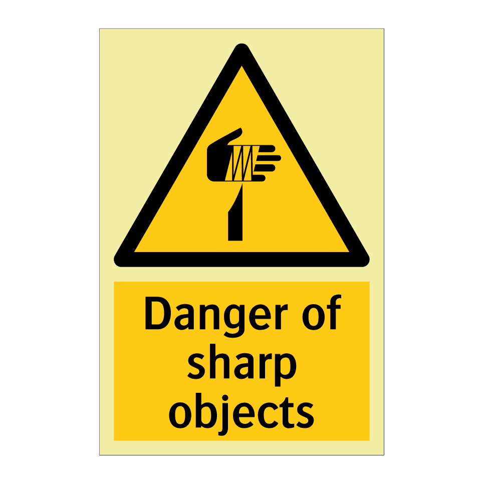Danger of sharp objects