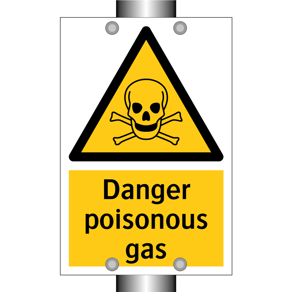 Danger poisonous gas