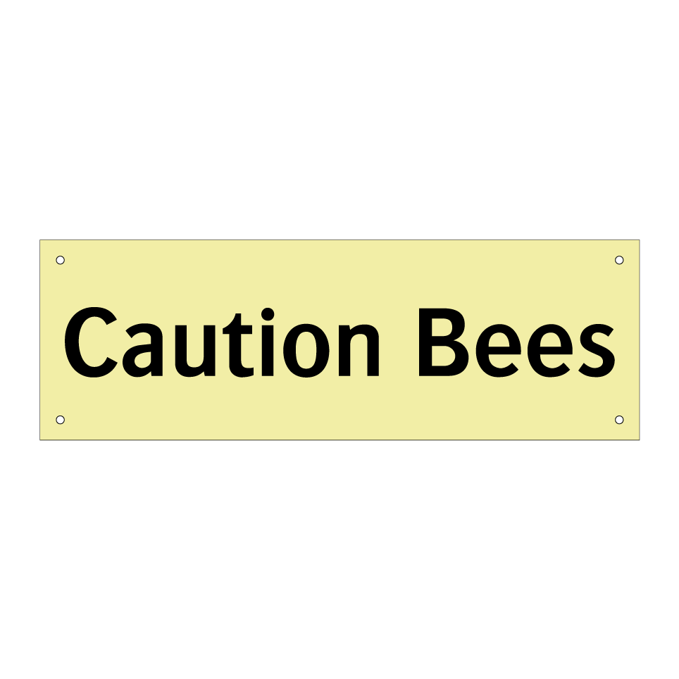 Caution Bees