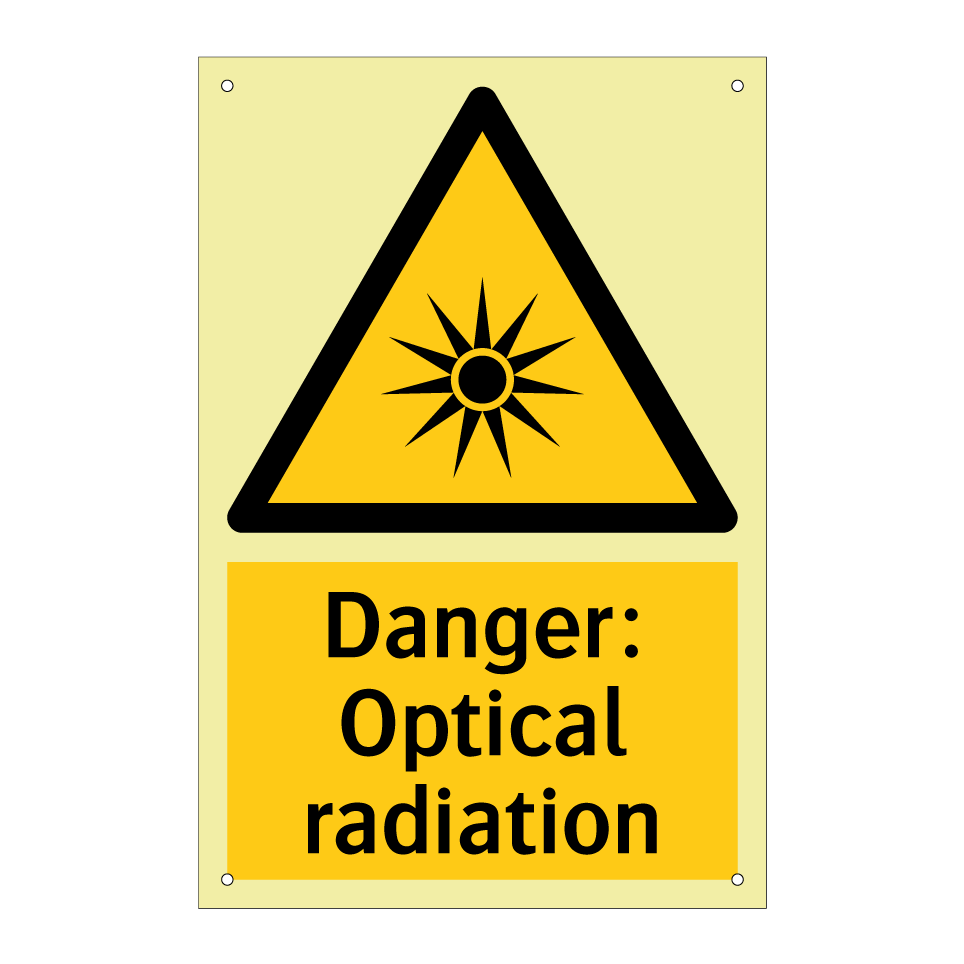 Danger: Optical radiation
