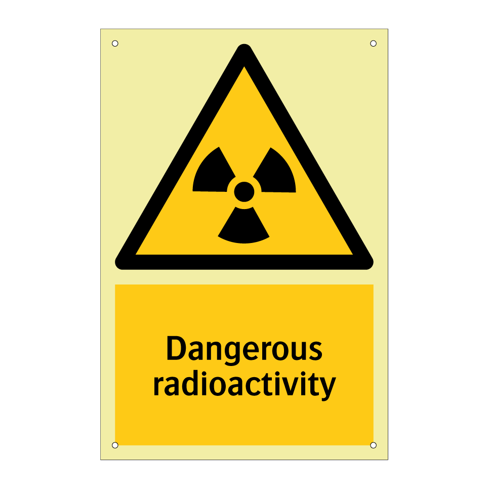 Dangerous radioactivity