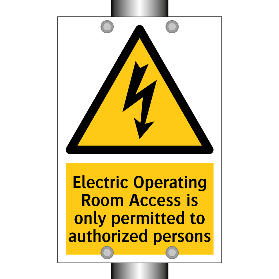 Electric Operating Room Access is only permitted to authorized persons