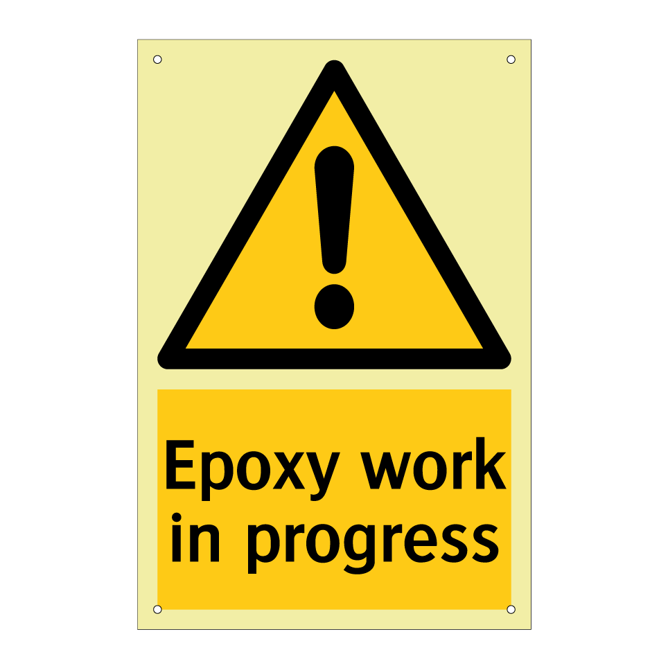 Epoxy work in progress