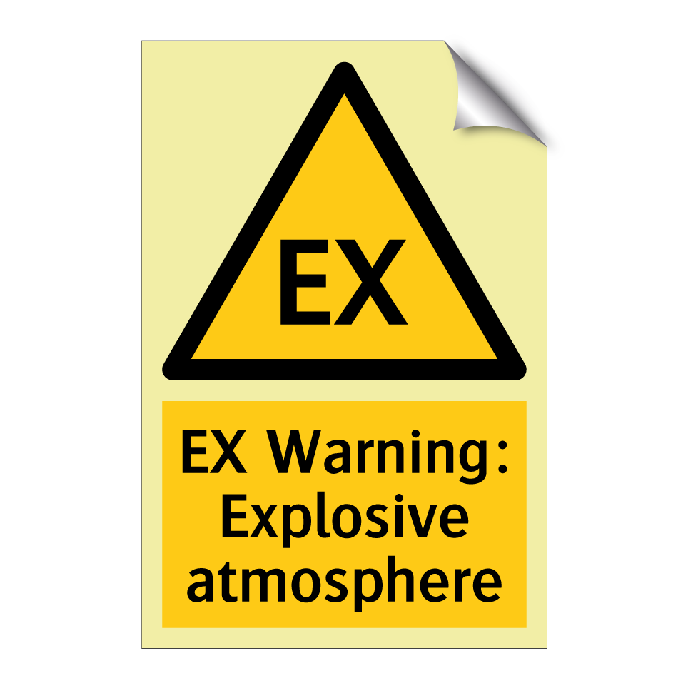 EX Warning: Explosive atmosphere
