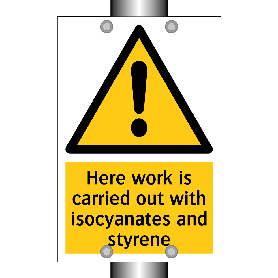 Here work is carried out with isocyanates and styrene