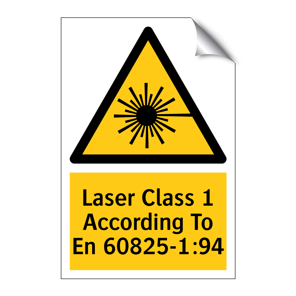 Laser Class 1 According To En 60825-1:94