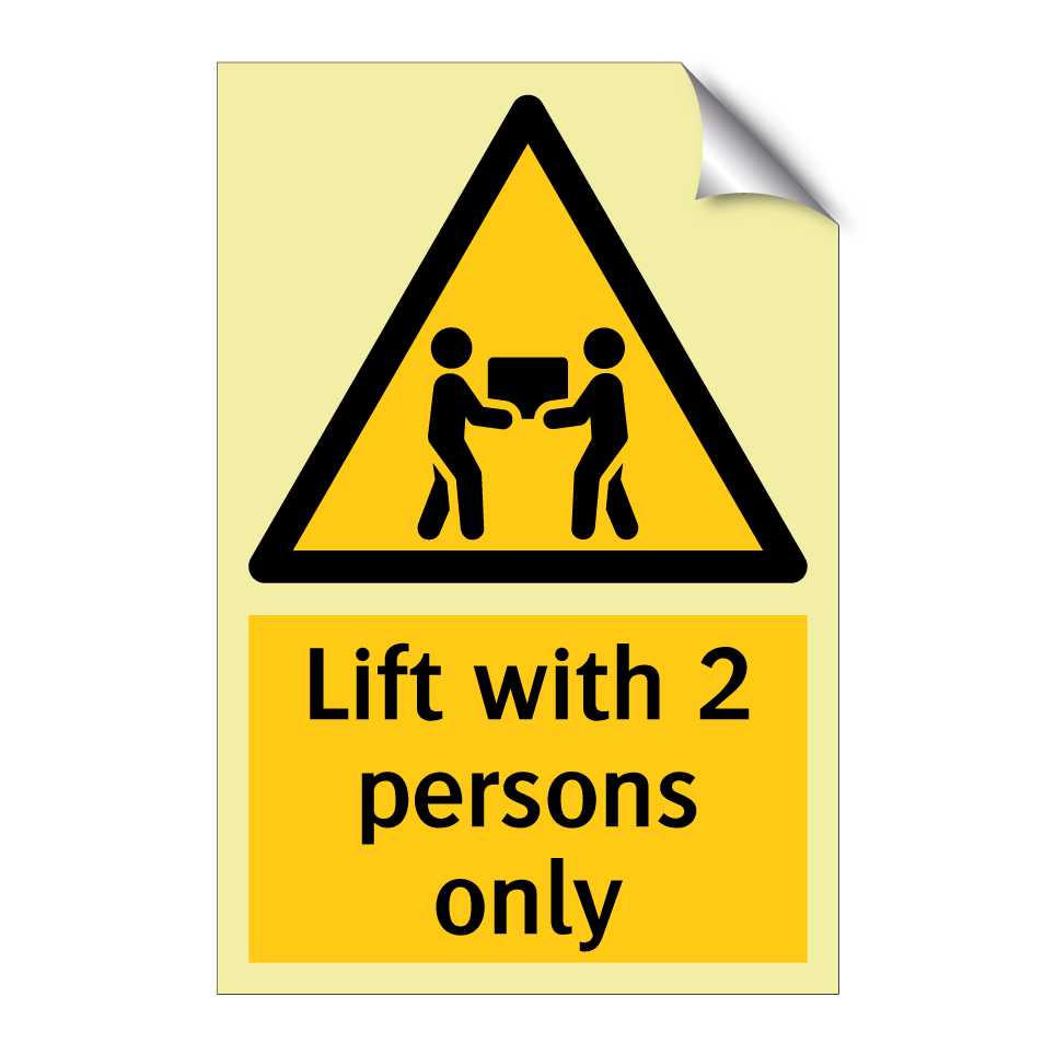 Lift with 2 persons only