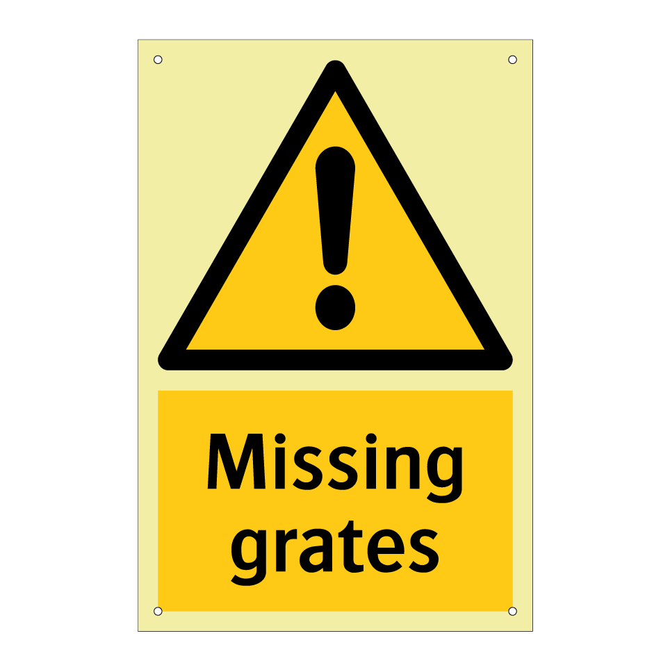Missing grates