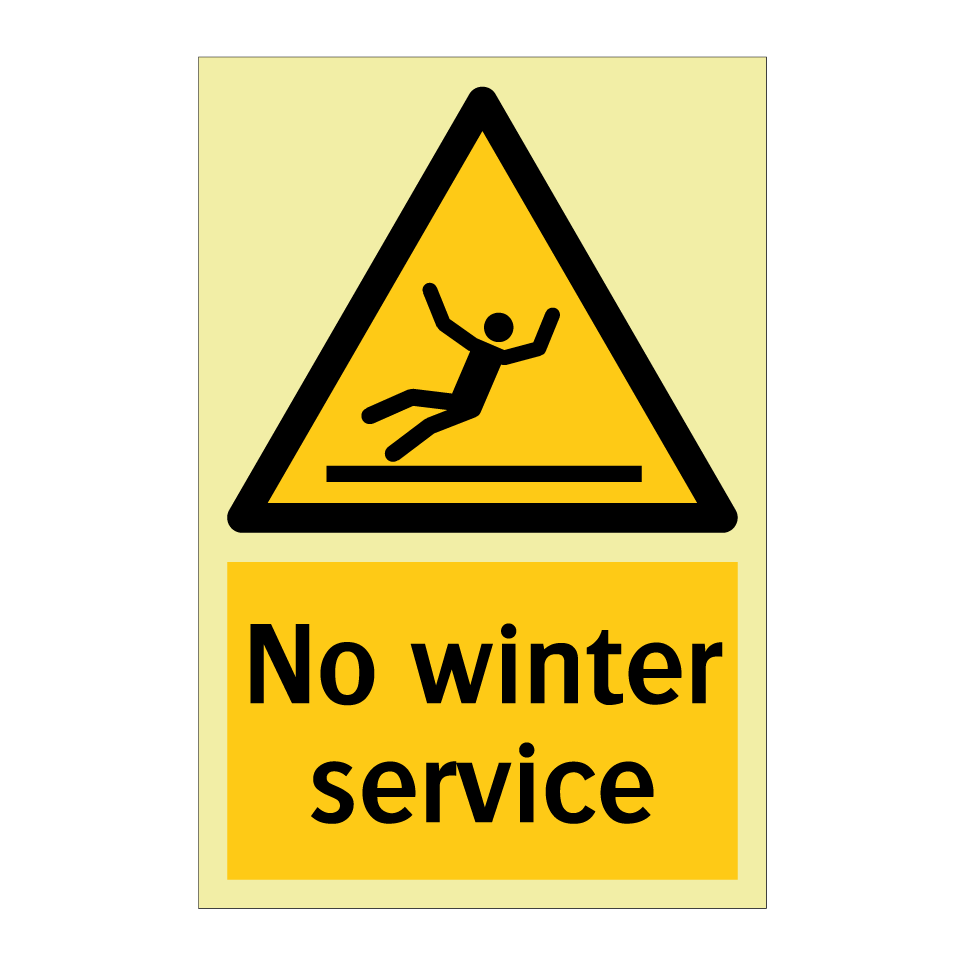 No winter service