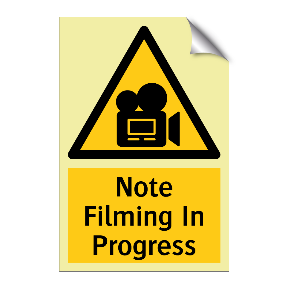 Note Filming In Progress