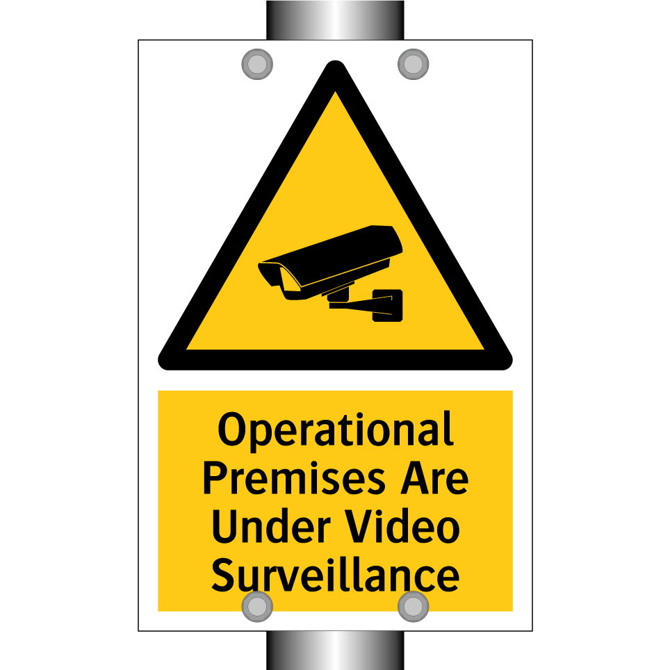 Operational Premises Are Under Video Surveillance