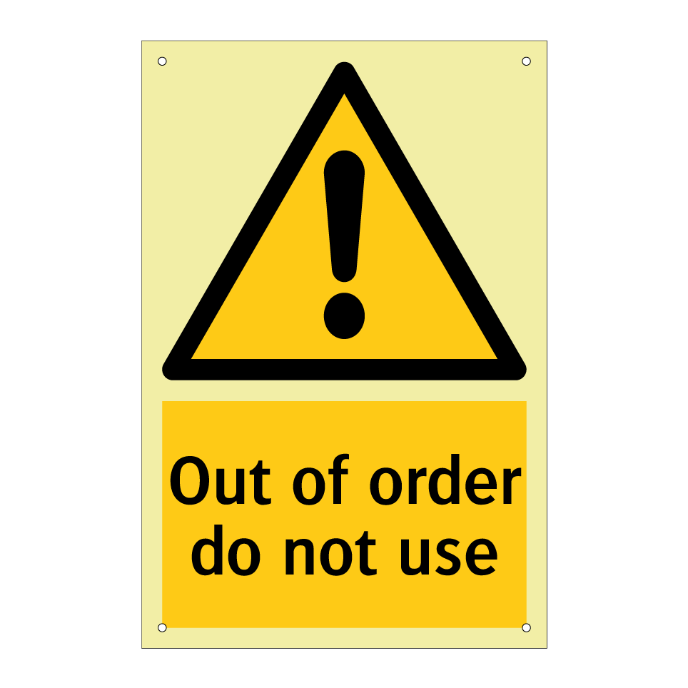 Out of order do not use